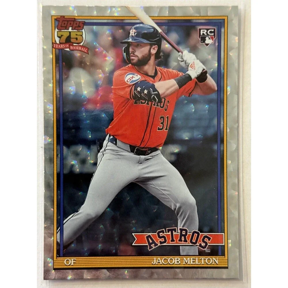 2026 Topps series 1 - 1991 Silver Crackleboard T91-56 Jacob Melton RC Astros